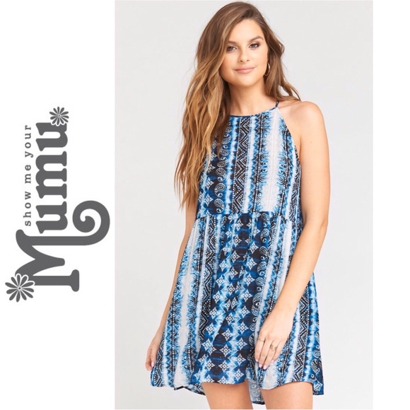 SHOW ME YOUR MUMU Darcy To Tie Dye For Dress - Picture 1 of 8